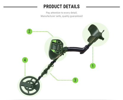 Underground Metal Detector For Treasure Hunting
