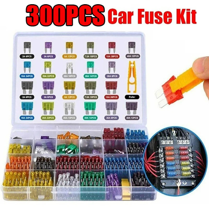 Fuse in various specifications, 120PCS to 306PCS are packaged