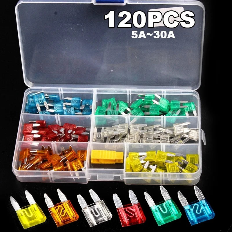 Fuse in various specifications, 120PCS to 306PCS are packaged