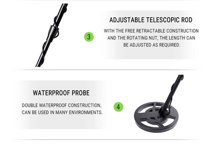 Underground Metal Detector For Treasure Hunting
