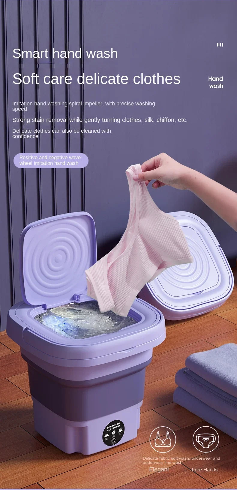 Portable Folding Washing Machine