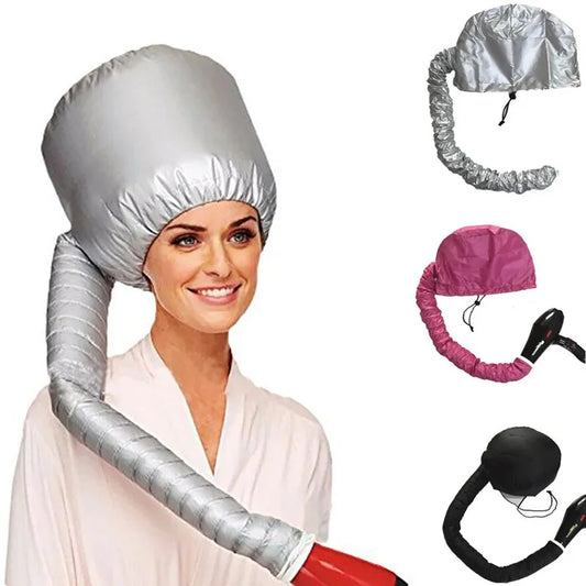 Portable Hair Bonnet Hair Dryer Cap Quick Heating Fast Dry Set.