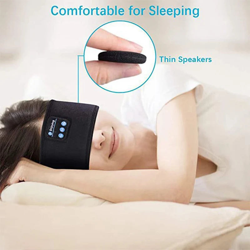 Wireless Bluetooth Headphones Sleep Eye Mask Headset Soft Elastic Comfortable Sports Headband