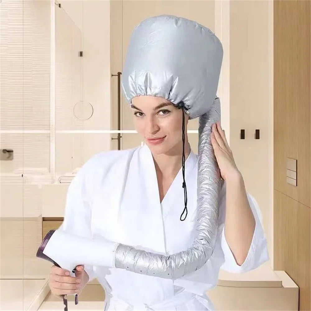 Portable Hair Bonnet Hair Dryer Cap Quick Heating Fast Dry Set.