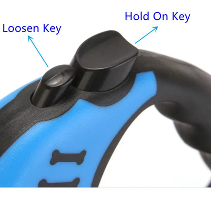 Retractable Dog Leash - Automatic Flexible Lead for Small, Medium & Large Dogs