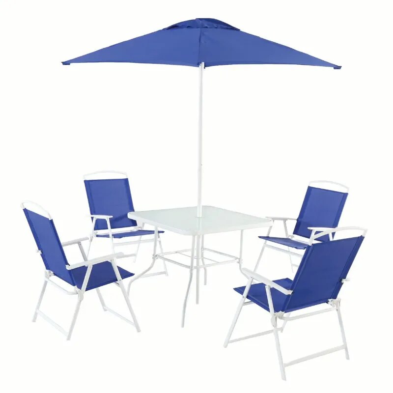 6 Piece Outdoor Patio furniture Set, Grey   outdoor furniture for balcony  outdoor patio furniture