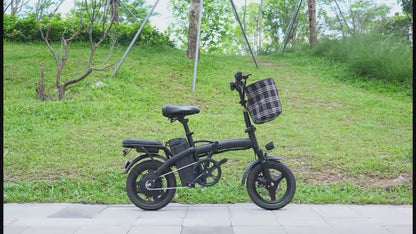 Urban Explorer Daily Ride 48V 10.4Ah Compact Electric Bicycle With LCD Display 500W 28km
Range.