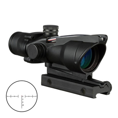 4X32 Hunting Scope Real Fiber Optics  Illuminated Etched Reticle Tactical Optical Sight