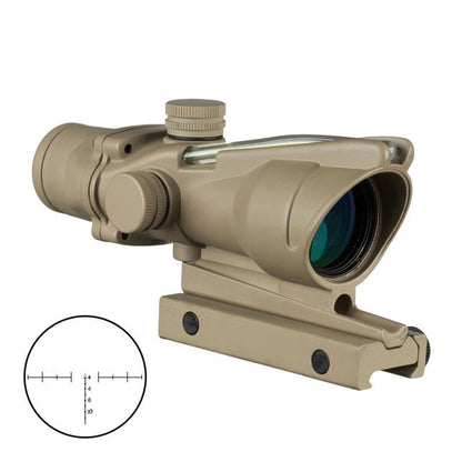 4X32 Hunting Scope Real Fiber Optics  Illuminated Etched Reticle Tactical Optical Sight
