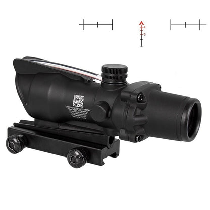 4X32 Hunting Scope Real Fiber Optics  Illuminated Etched Reticle Tactical Optical Sight