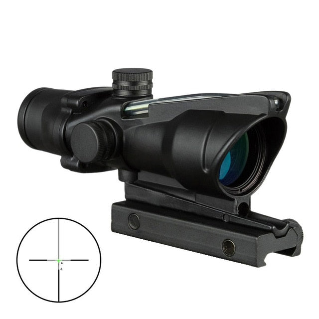 4X32 Hunting Scope Real Fiber Optics  Illuminated Etched Reticle Tactical Optical Sight