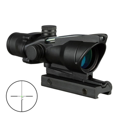 4X32 Hunting Scope Real Fiber Optics  Illuminated Etched Reticle Tactical Optical Sight