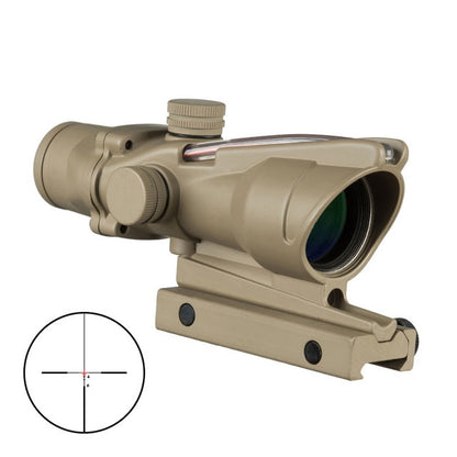 4X32 Hunting Scope Real Fiber Optics  Illuminated Etched Reticle Tactical Optical Sight